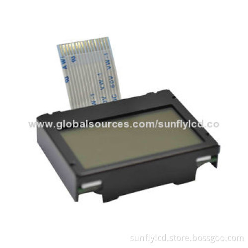 Mono COG 128x64 graphic LCD screen, FSTN gray mode, positive, 3.3V, parallel interface
